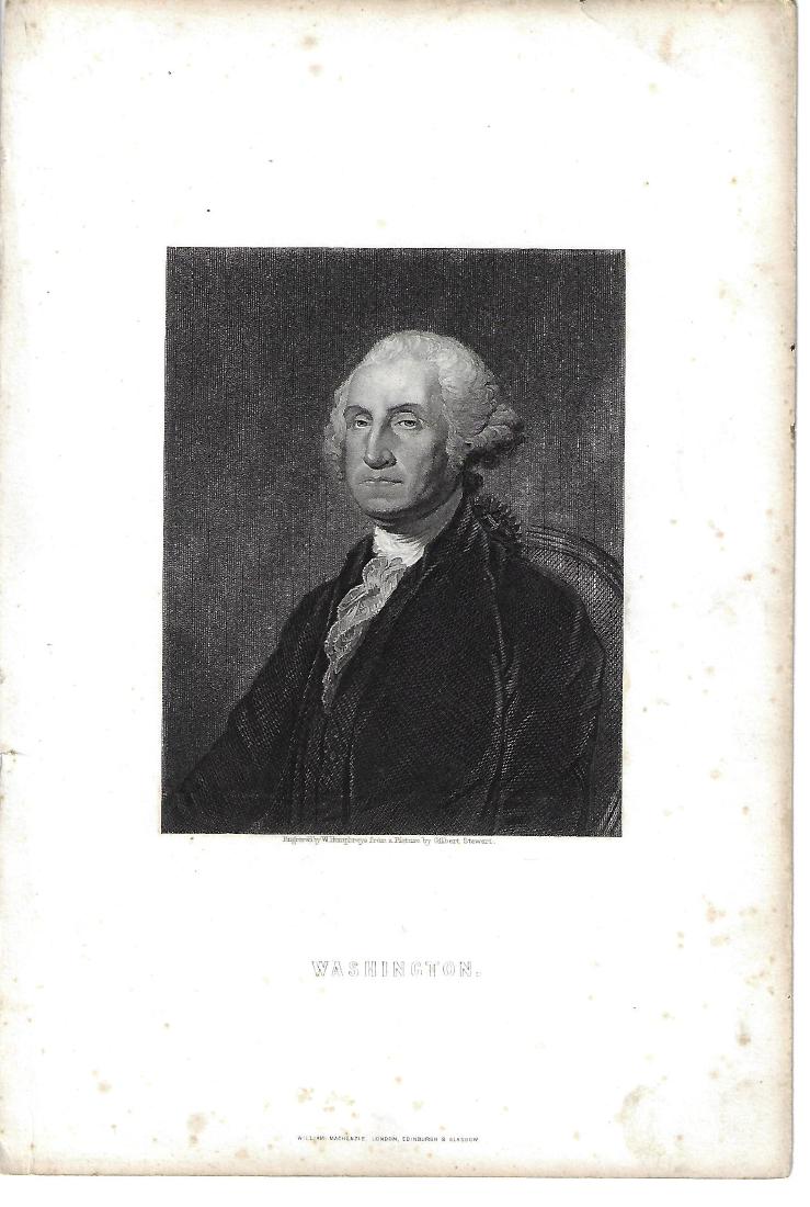 Early 19th C Engraving George Washington by Humphreys (1 of 1)