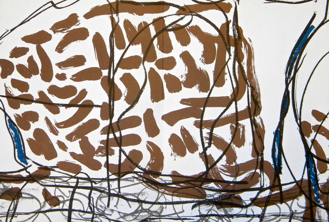 Jean-Paul Riopelle original lithograph "Arctique" 1974 (1 of 1)