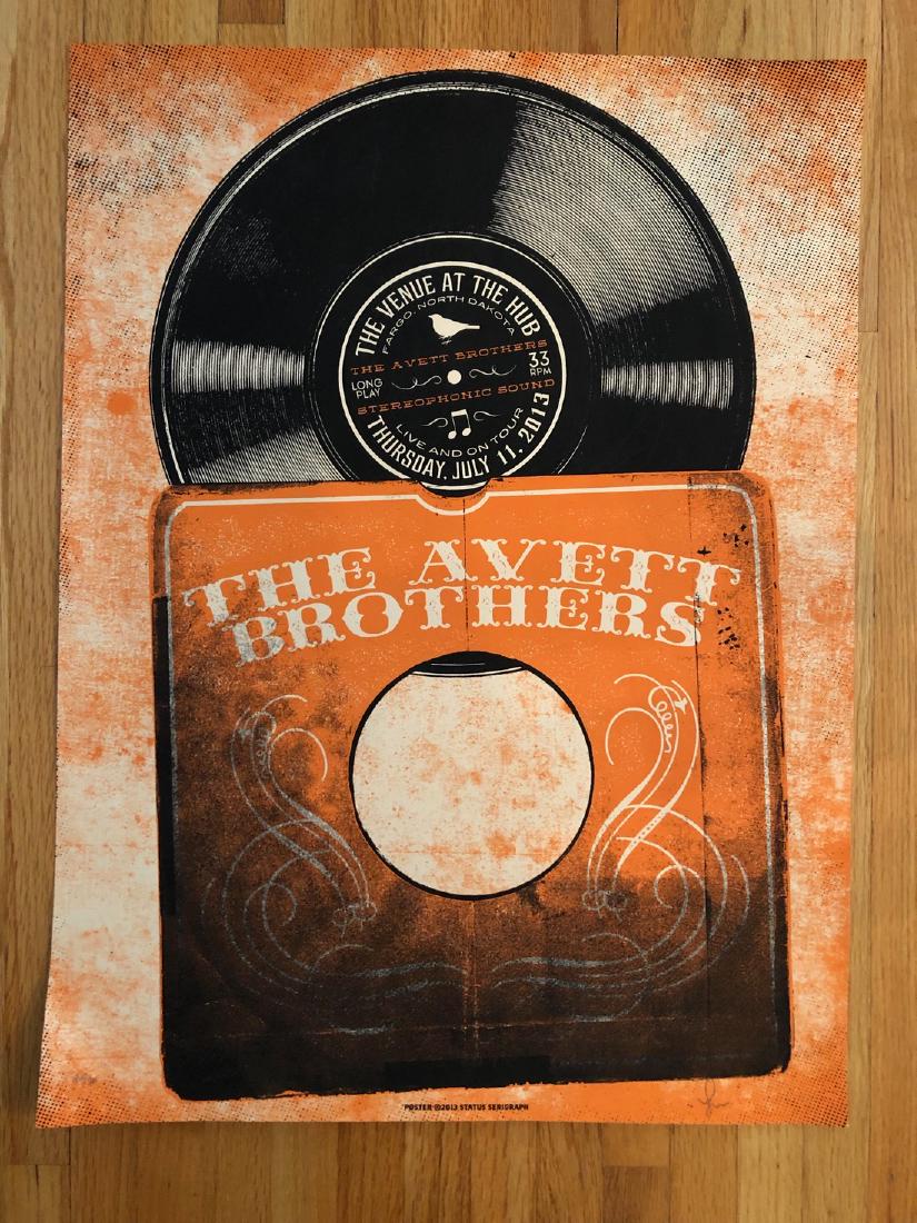 THE AVETT BROTHERS - HAND PULLED SILKSCREEN POSTER (1 of 1)