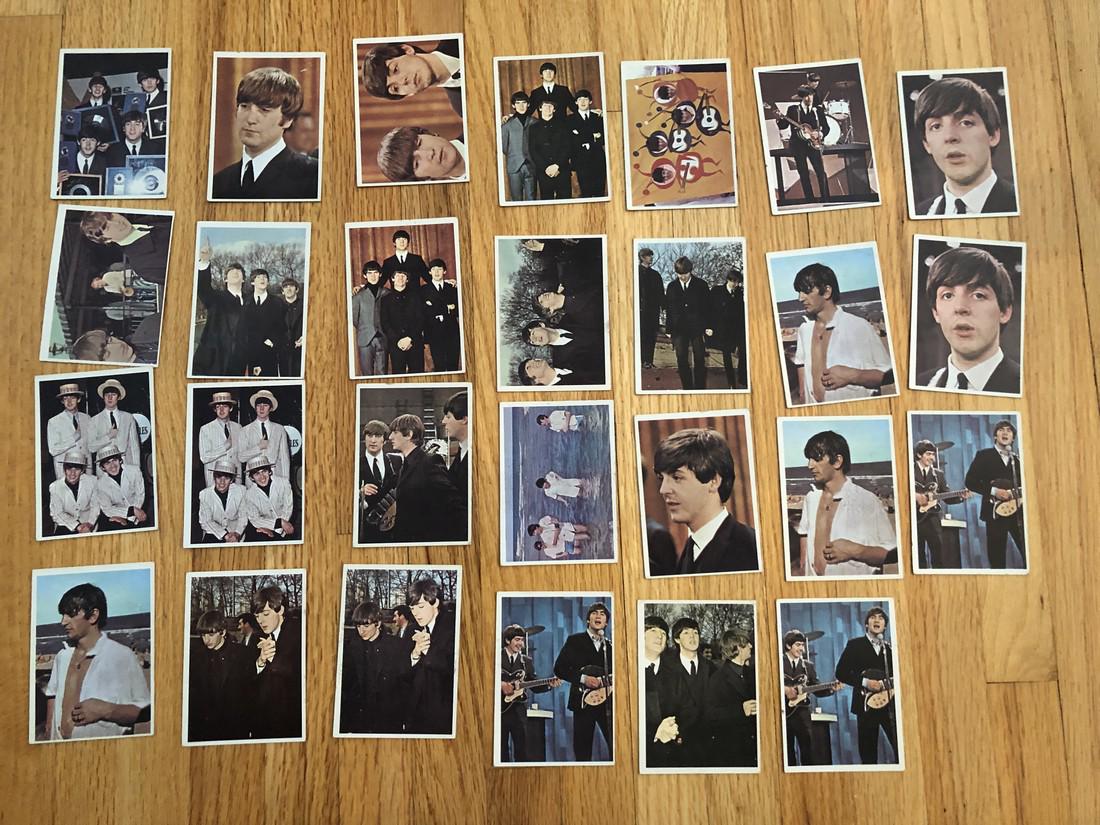 27 BEATLES COLLECTOR CARDS (1 of 2)