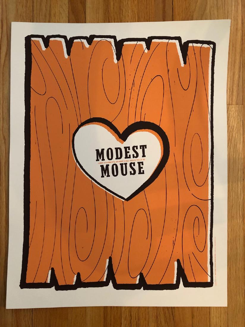 MODEST MOUSE - HAND PULLED SILKSCREEN POSTER (1 of 1)