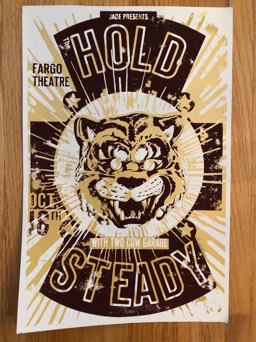 HOLD STEADY - HAND PULLED SILKSCREEN POSTER (1 of 1)