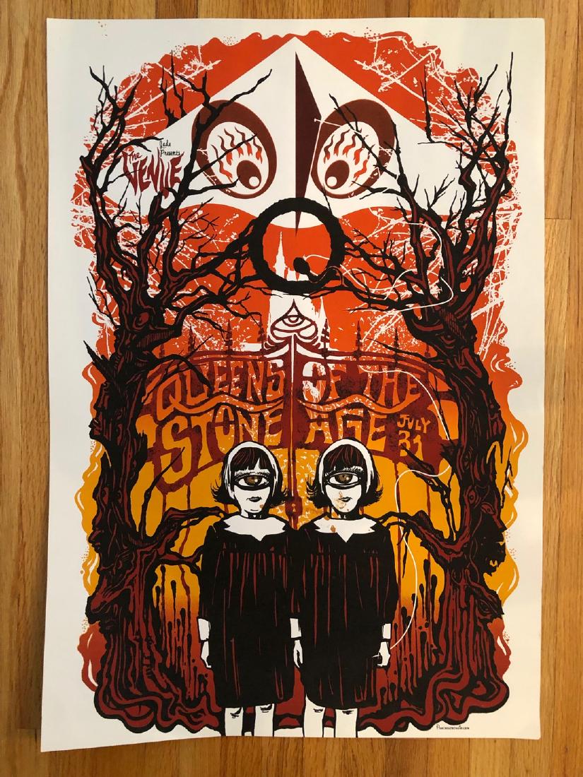 QUEENS OF THE STONE AGE - HAND PULLED SILKSCREEN POSTER (1 of 1)