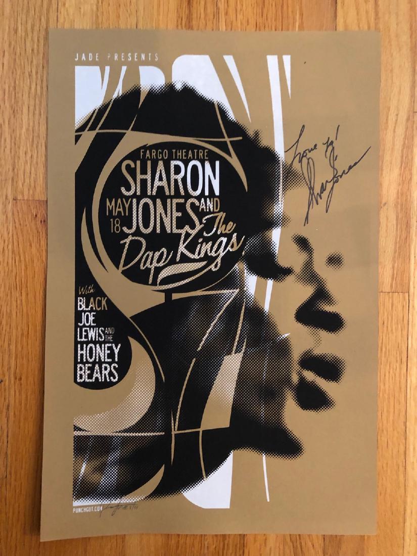 SHARON JONES - SIGNED - HAND PULLED SILKSCREEN POSTER (1 of 1)