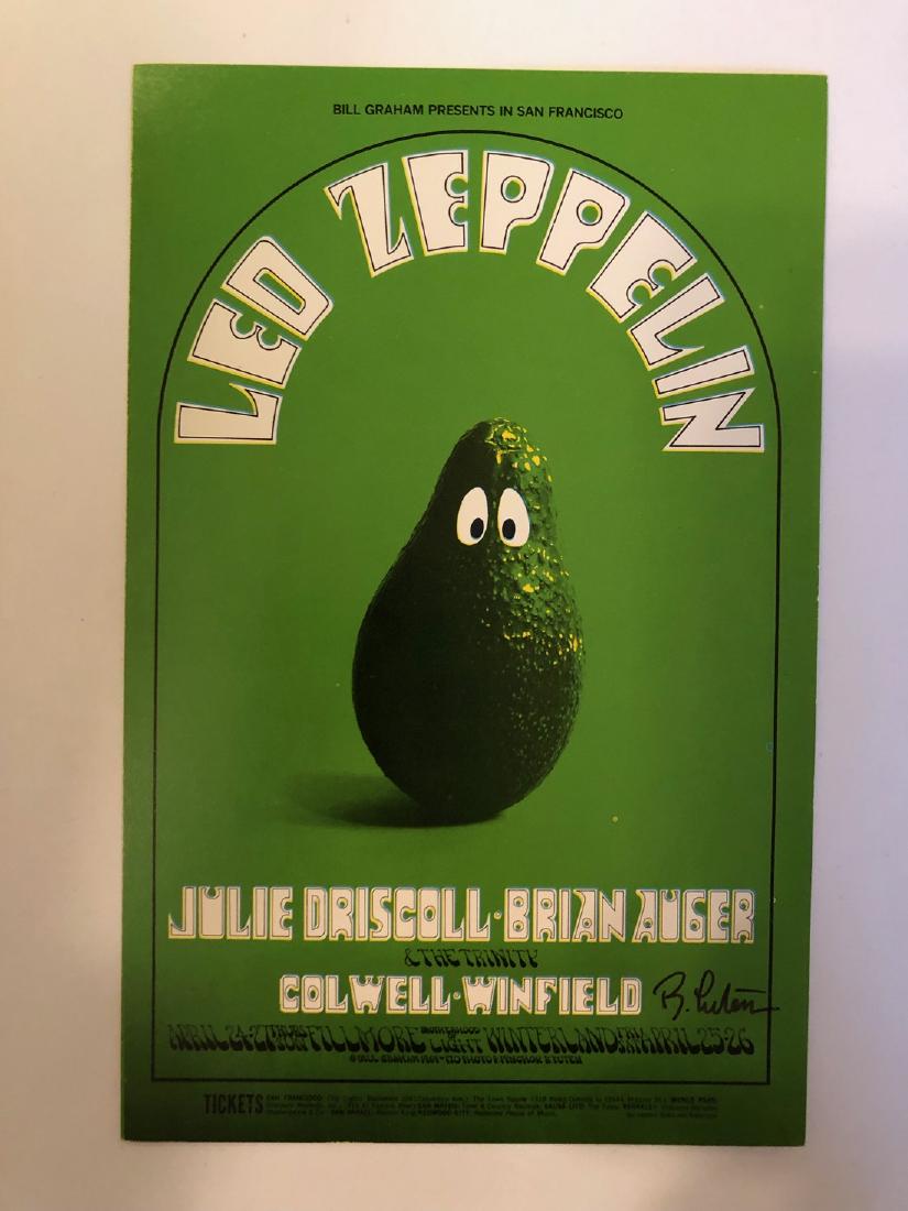 Led Zeppelin Postcard - 1st - SIGNED by R. TUTEN (1 of 3)