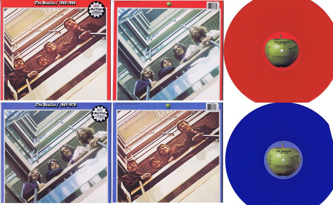 The Beatles - Lot of 2 double LPs: 1962-1966 and (1 of 20)