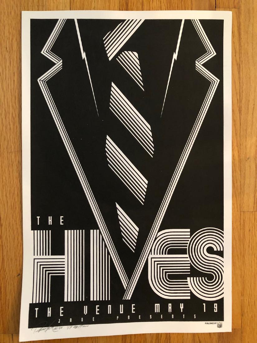 THE HIVES - HAND PULLED SILKSCREEN POSTER (1 of 1)