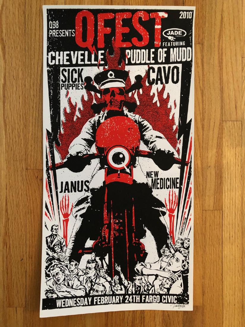 QFEST - SIGNED - HAND PULLED SILKSCREEN POSTER (1 of 1)