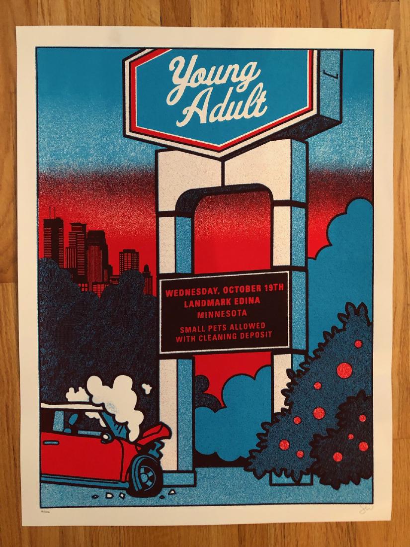 YOUNG ADULT - HAND PULLED SILKSCREEN POSTER (1 of 1)