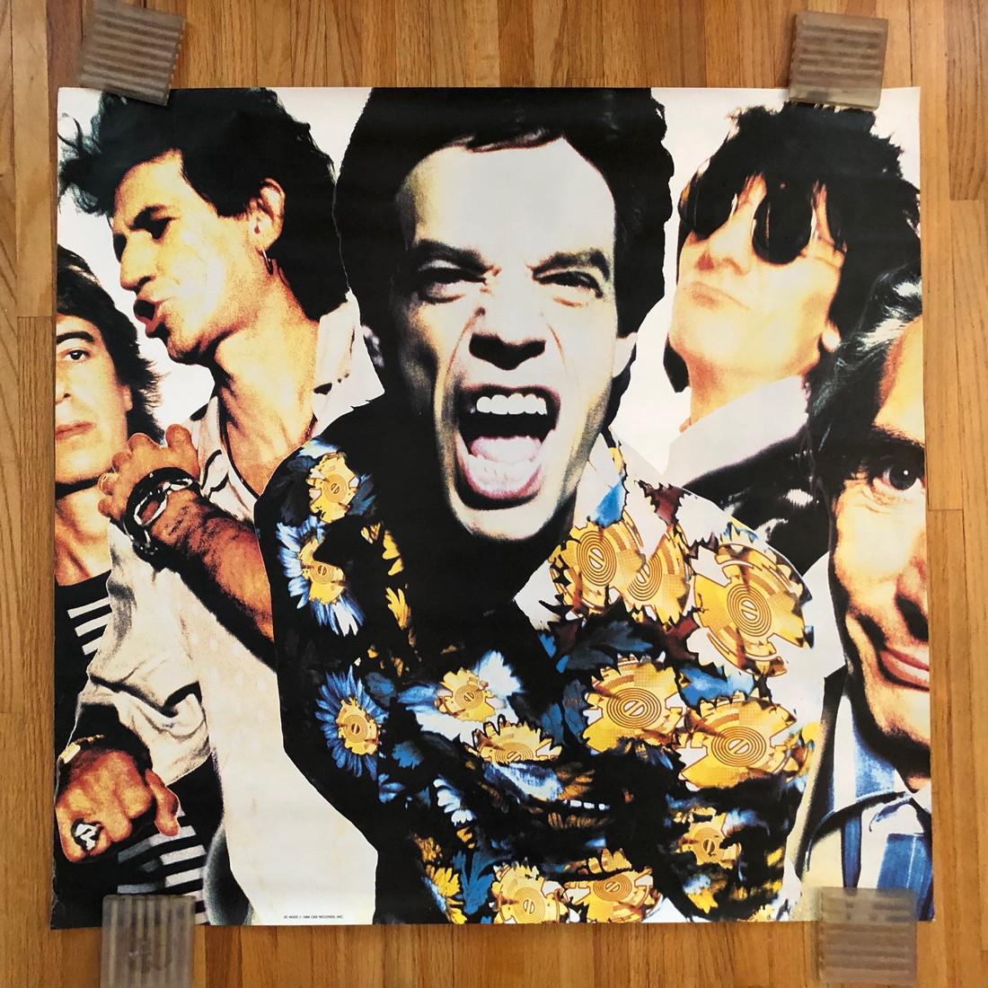 ROLLING STONES RECORD STORE PROMO POSTER (1 of 1)