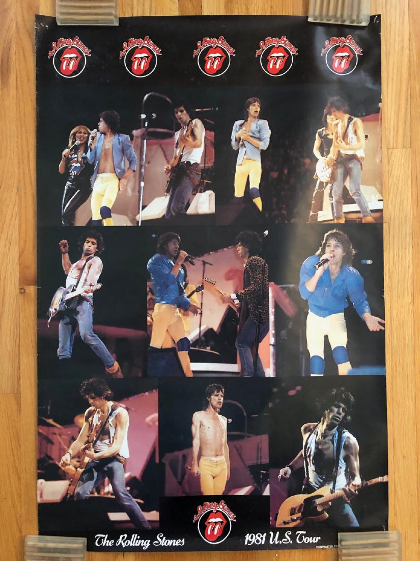 THE ROLLING STONES 1981 TOUR POSTER (1 of 1)