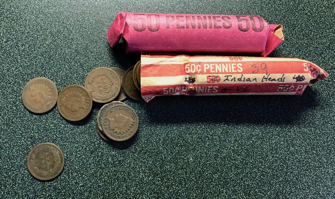 89 Indian Head Pennies (1 of 1)