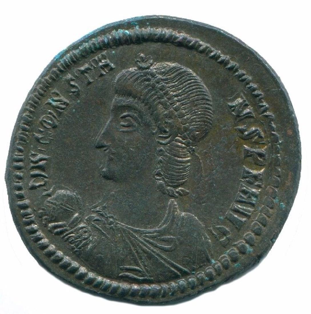 Constans AD 348-350 FEL TEMP REPA-RATIO Soldier (1 of 2)