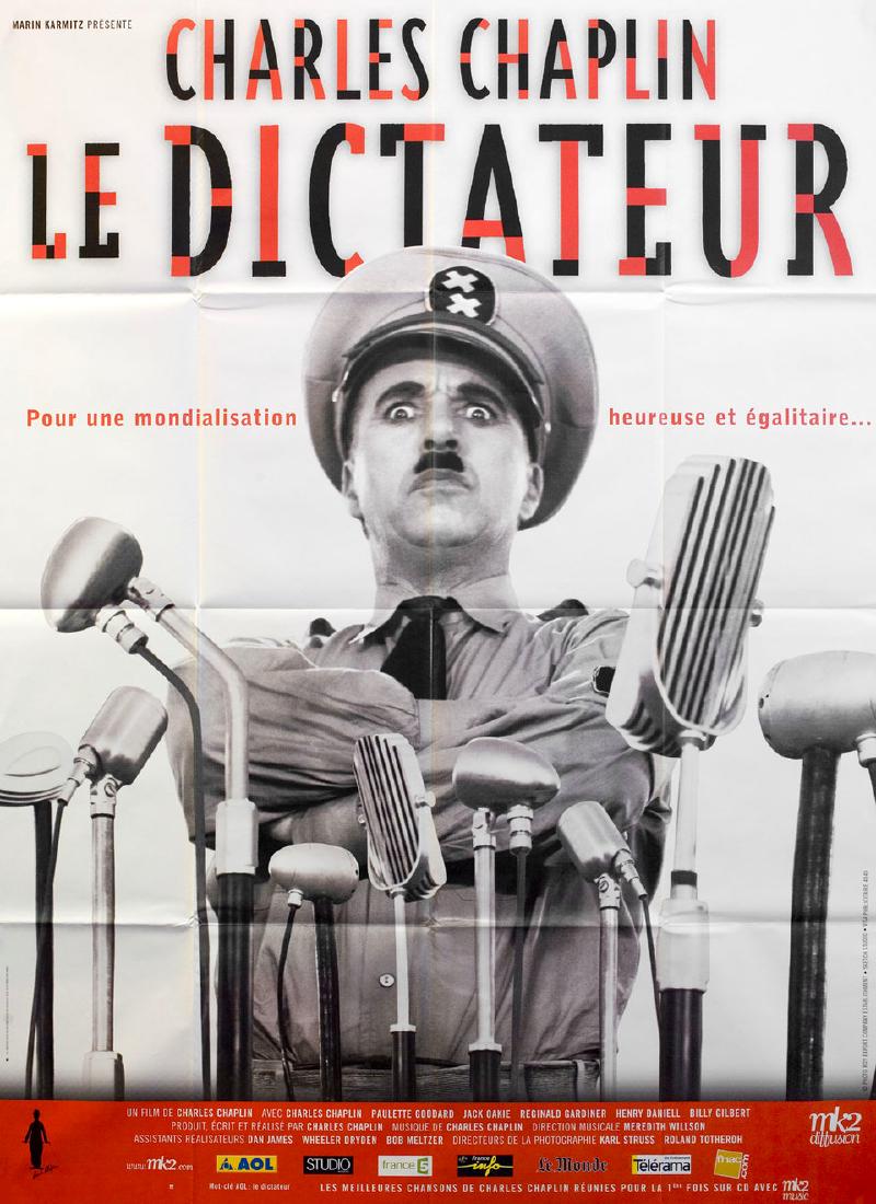 The Great Dictator R2002 French Grande Poster (1 of 1)