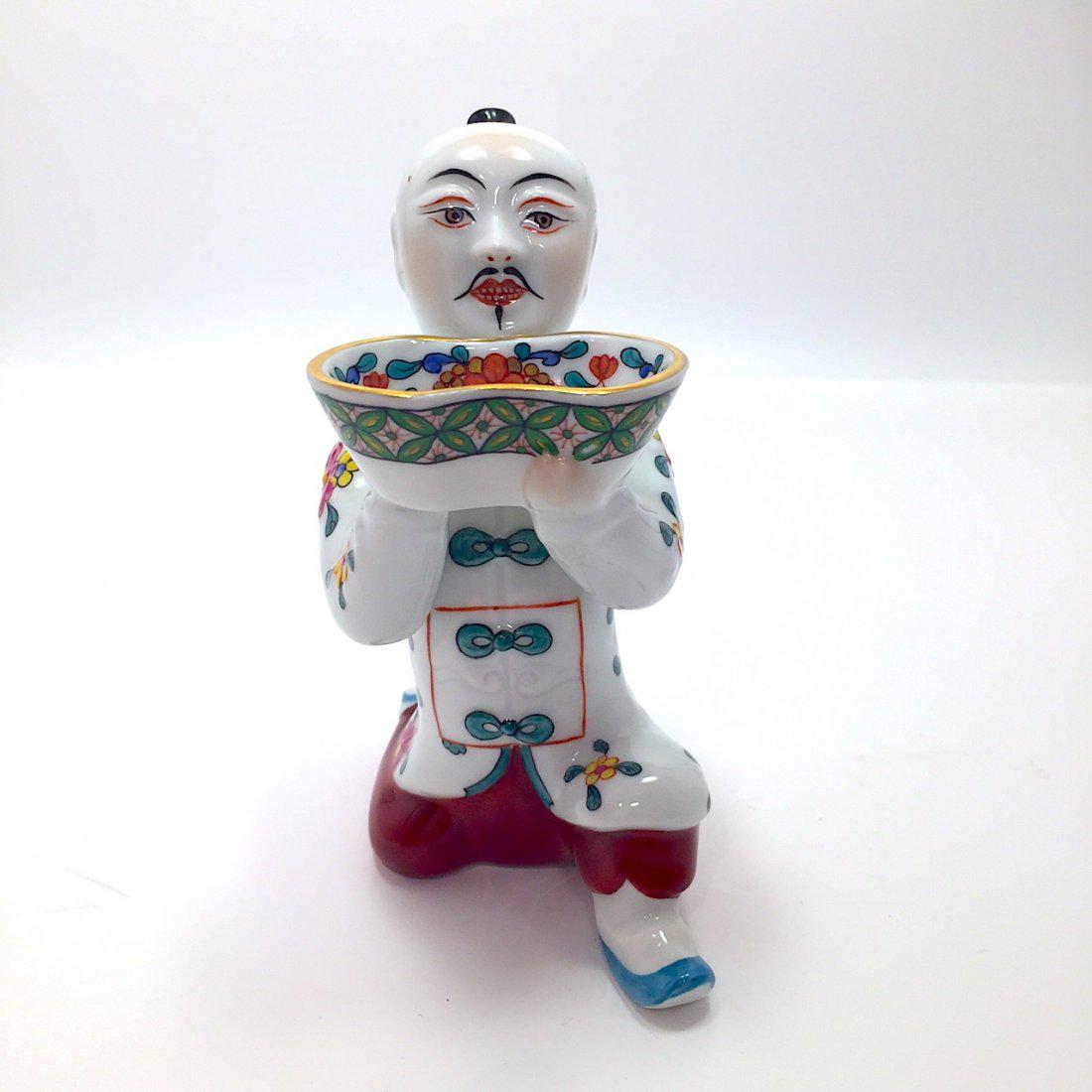 Herend Hungary Hand-Painted Porcelain Kneeling Chinese (1 of 7)
