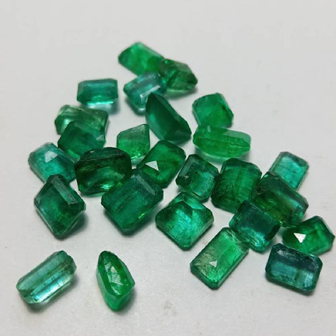 26 PCS 40.85 CTS 100 % NATURAL UNHEATED ZAMBIAN EMERALD (1 of 5)