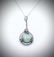Necklace w Jade, Pink Amethyst & CZ Dragon Pendant