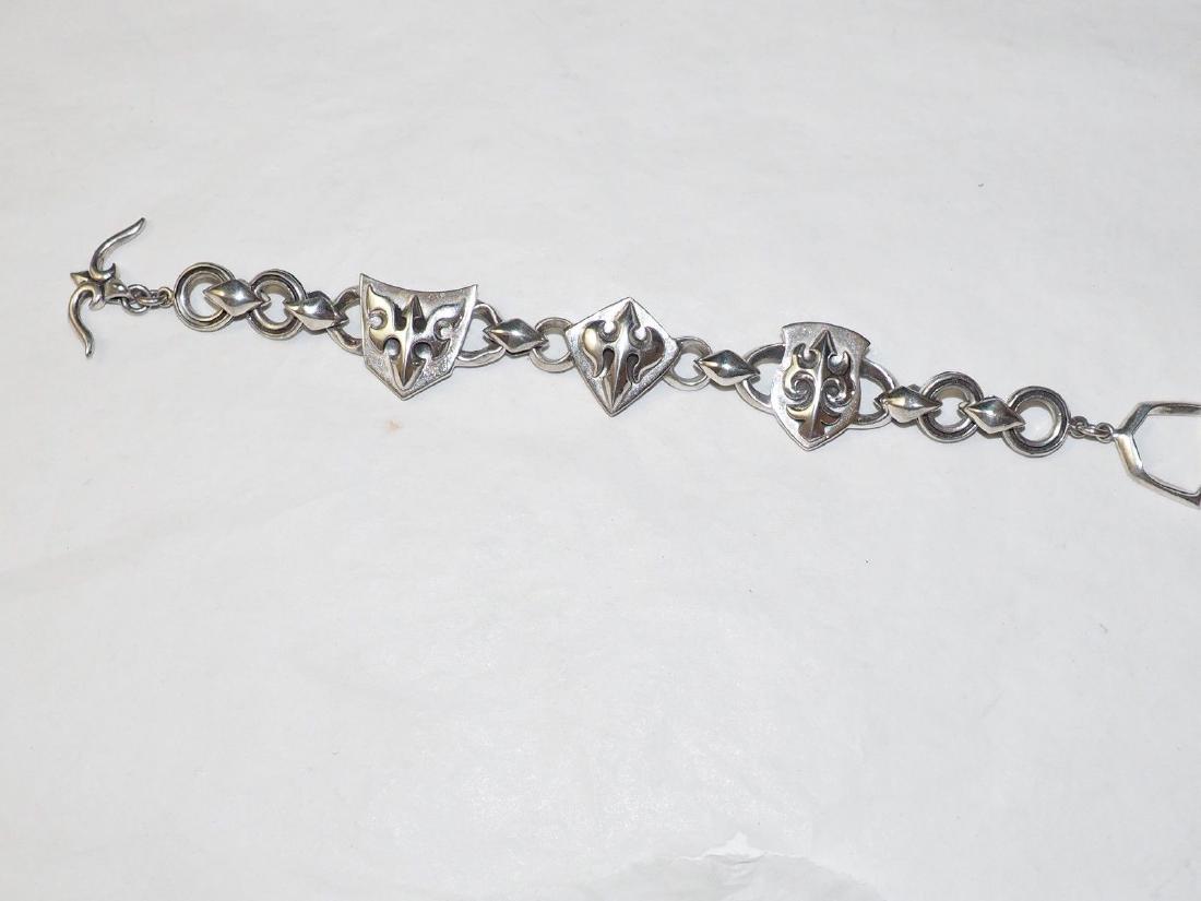 SUPER SHARP Norse Celtic triple shield heavy link (1 of 9)