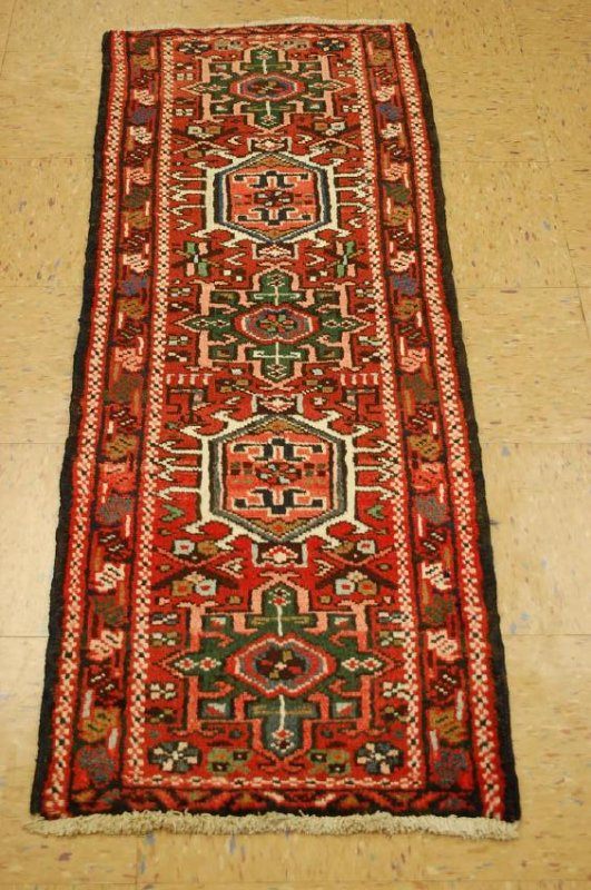 PERSIAN HERIZ,KATRAJA SERAPI RUG IN ZSIZE 2'9"x 5'2" (1 of 8)