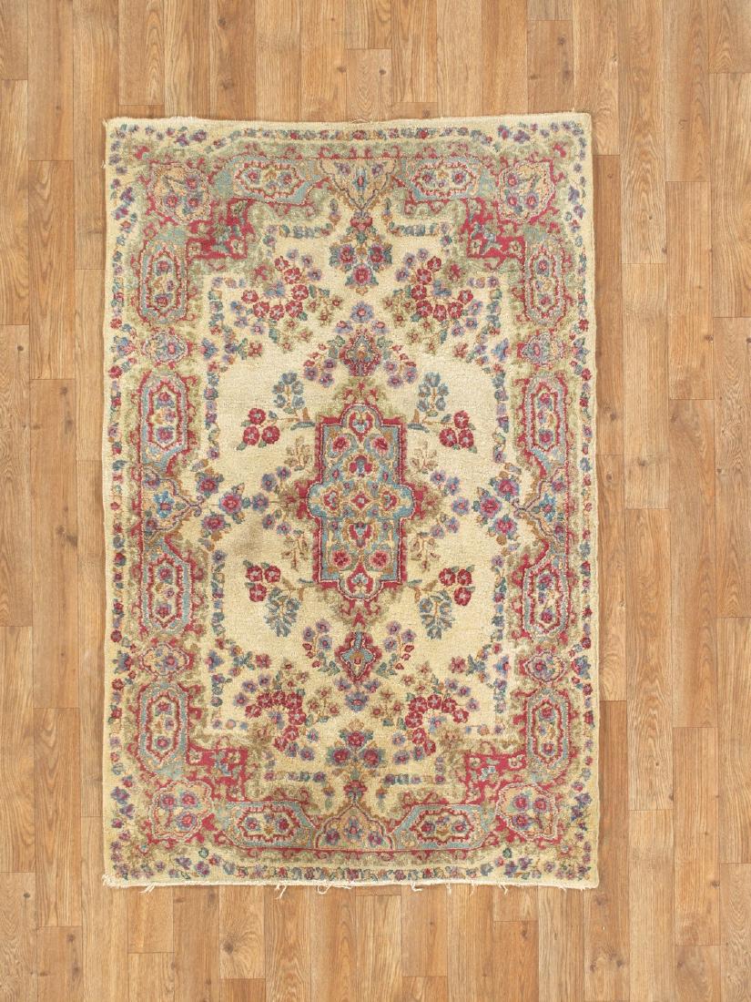 3 x 5 Antique Persian Kerman Rug 2'11" x 4'7" (1 of 8)