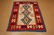 CAUCASIAN KILIM RUG 3.9x6.10 COLORFUL NATURAL WOOL