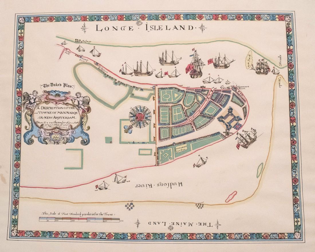 1859 version of 1664 New York City Plan -- The "Duke's (1 of 1)