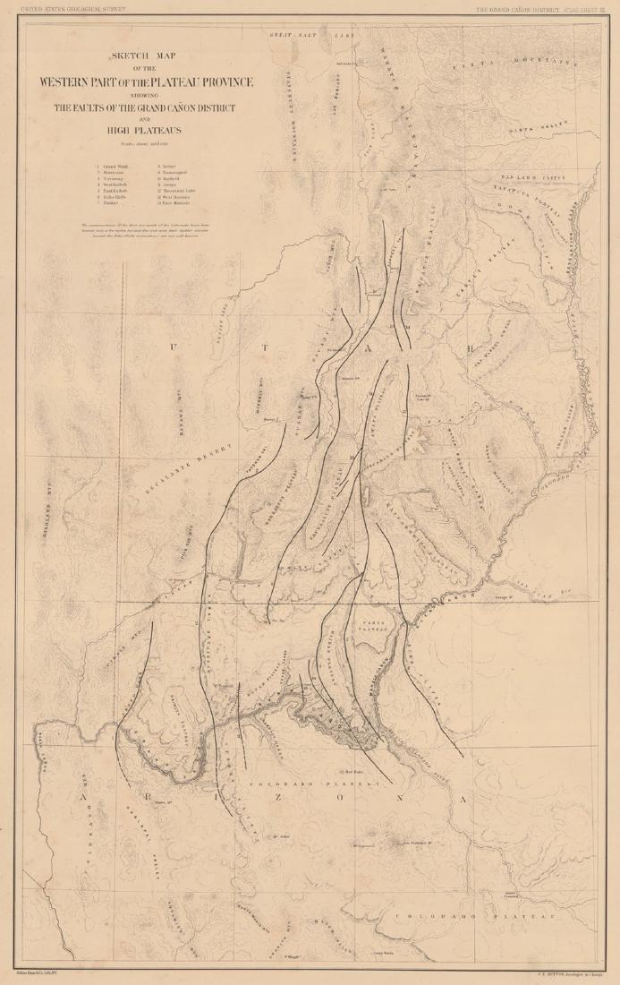 Sketch Map of the Western Part of the Plateau Province (1 of 1)