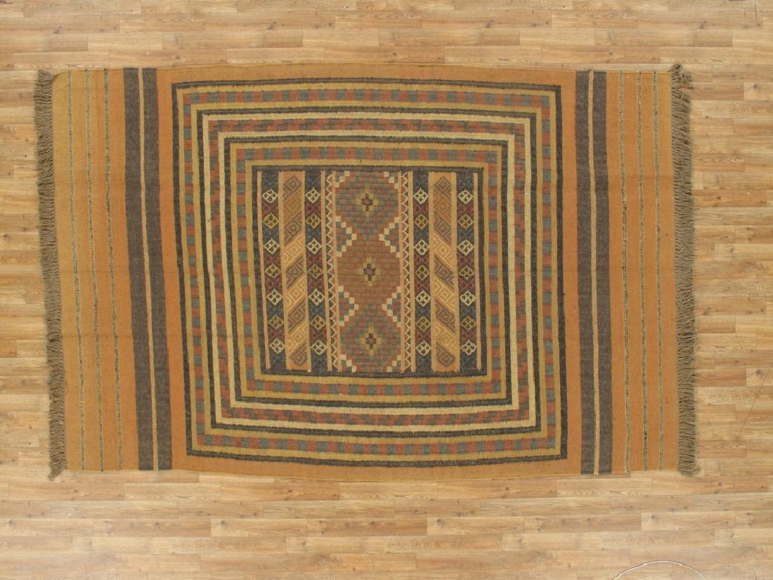 6 x 9 Semi-Antique Persian Kilim Rug 6'2" x 9'5" (1 of 6)