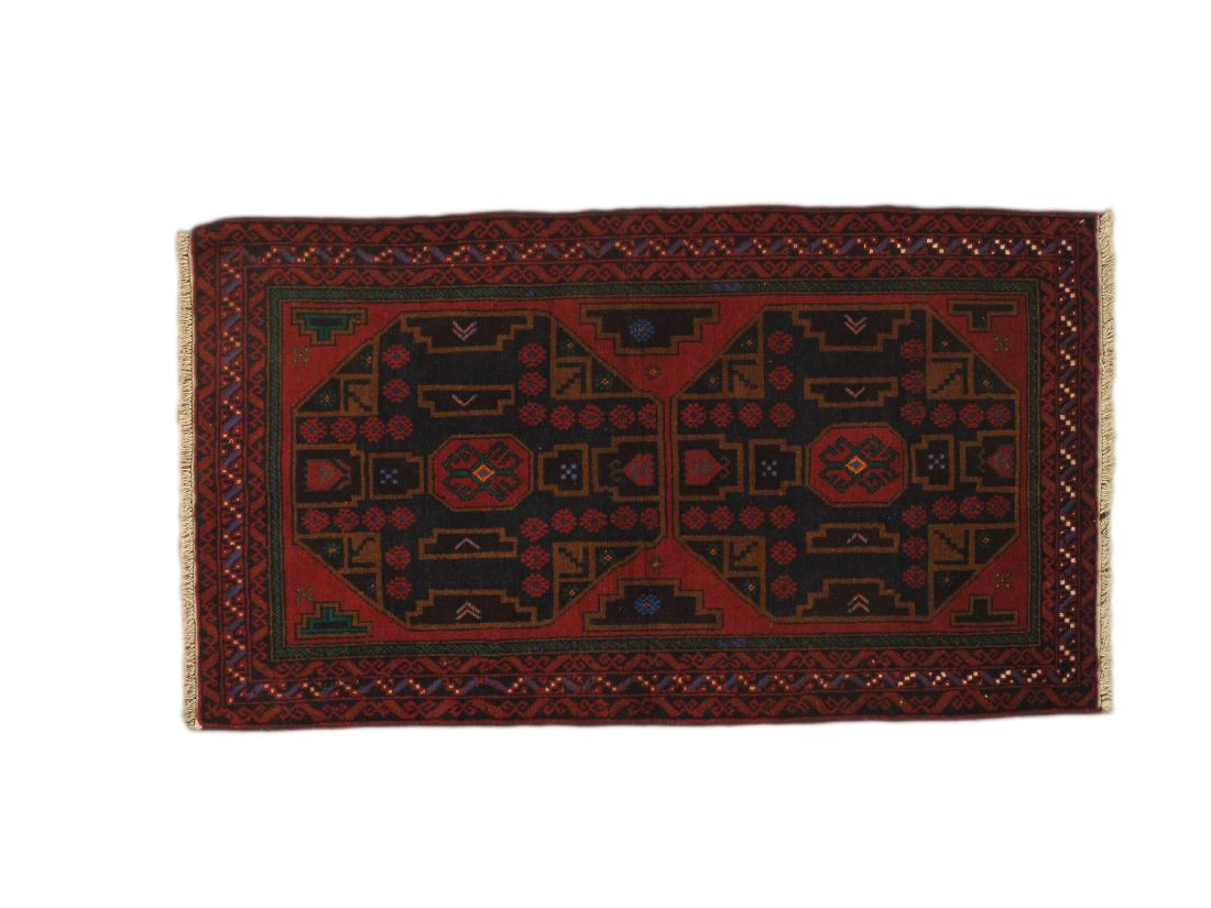 3 x 4 Semi-Antique Baluch Rug 2'6" x 4'1" (1 of 5)