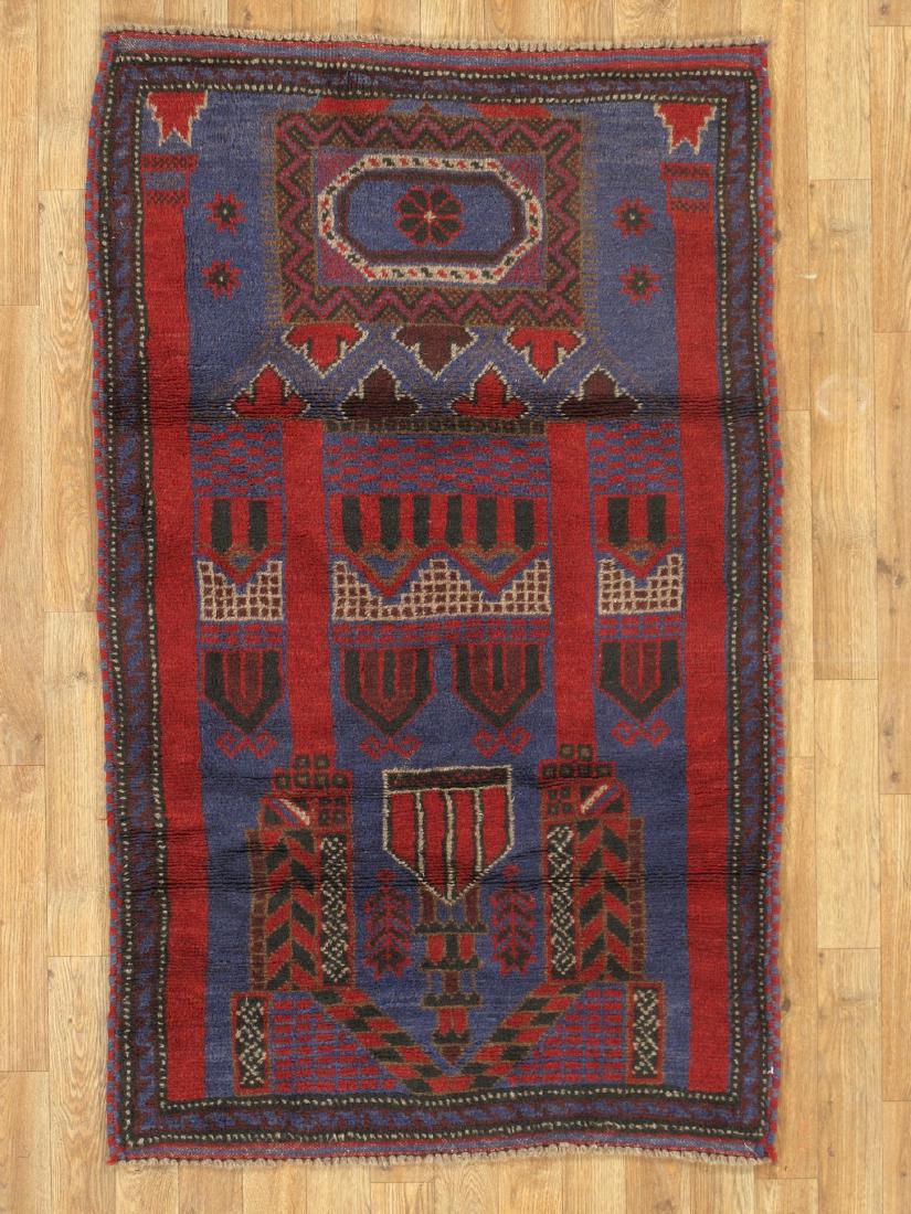 3 x 4 Semi-Antique Baluch Rug 2'6" x 3'9" (1 of 6)