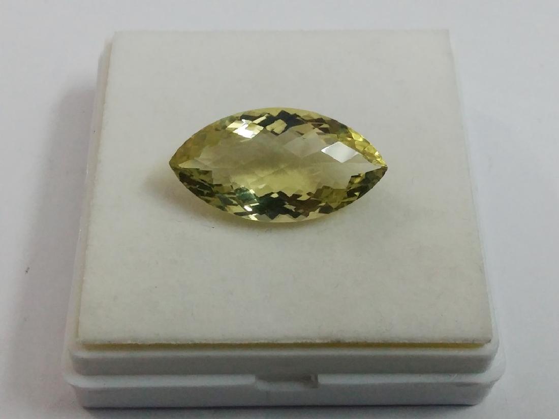 Natural Trillion Checker Cut Lemon Topaz: Reserve Reduced! Title: Natural Trillion Checker Cut Lemon Topaz Gemstones: Topaz Carat Weights: 28.82 Size/Dimensions: 32 x 17 x 10 No. of Pcs. 1 Reserve: $27.62 Jasper52 negotiates the lowest reserv