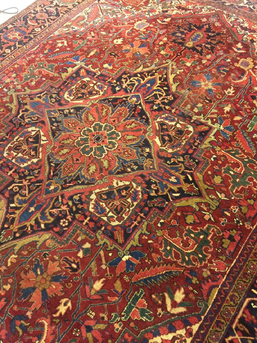 Semi Antique Persian Heriz Rug 12.5x8.10 (1 of 10)