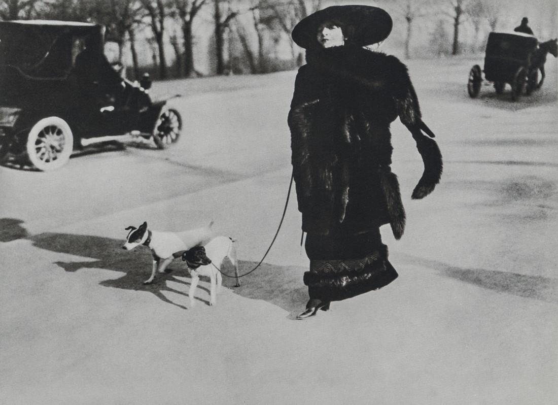JACQUES HENRI LARTIGUE - Avenue des Acacias, 1911: Artist: Lartigue, Jacques Henri Title: Avenue des Acacias, 1911 Medium: Photo Litho, 1976, USA Dimensions: 7.2x5.25" Heat Wax Mounted on 8.5x11" Conservation Board Jacques Henri Lartigue (1894-1986) w