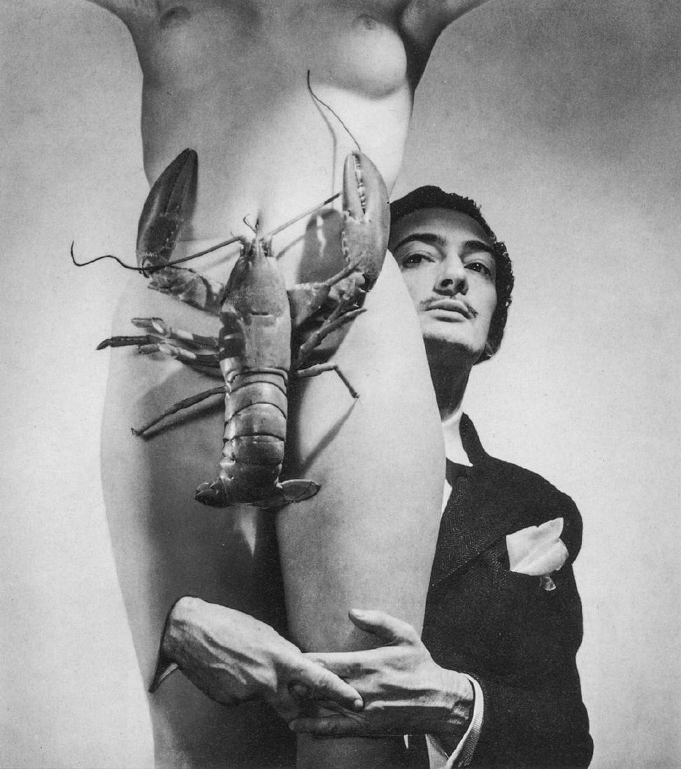 GEORGE PLATT-LYNES - Salvador Dali, 1939: Artist: Platt-Lynes, George Title: Salvador Dali, 1939 Medium: Gravure, 1985, Italy Dimensions: 5.9x6.6" Heat Wax Mounted on 8.5x11" Conservation Board George Platt Lynes was an American fashion and c