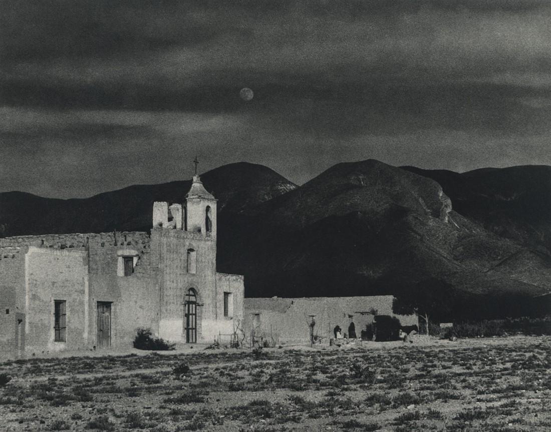 PAUL STRAND - Church Near Saltillo, Mexico, 1932: Artist: Strand, Paul Title: Church Near Saltillo, Mexico, 1932 Medium: Photo Litho, 1999, USA Dimensions: 7.1x5.6" Heat Wax Mounted on 8.5x11" Conservation Board Paul Strand (1890 Â– 1976) was an A