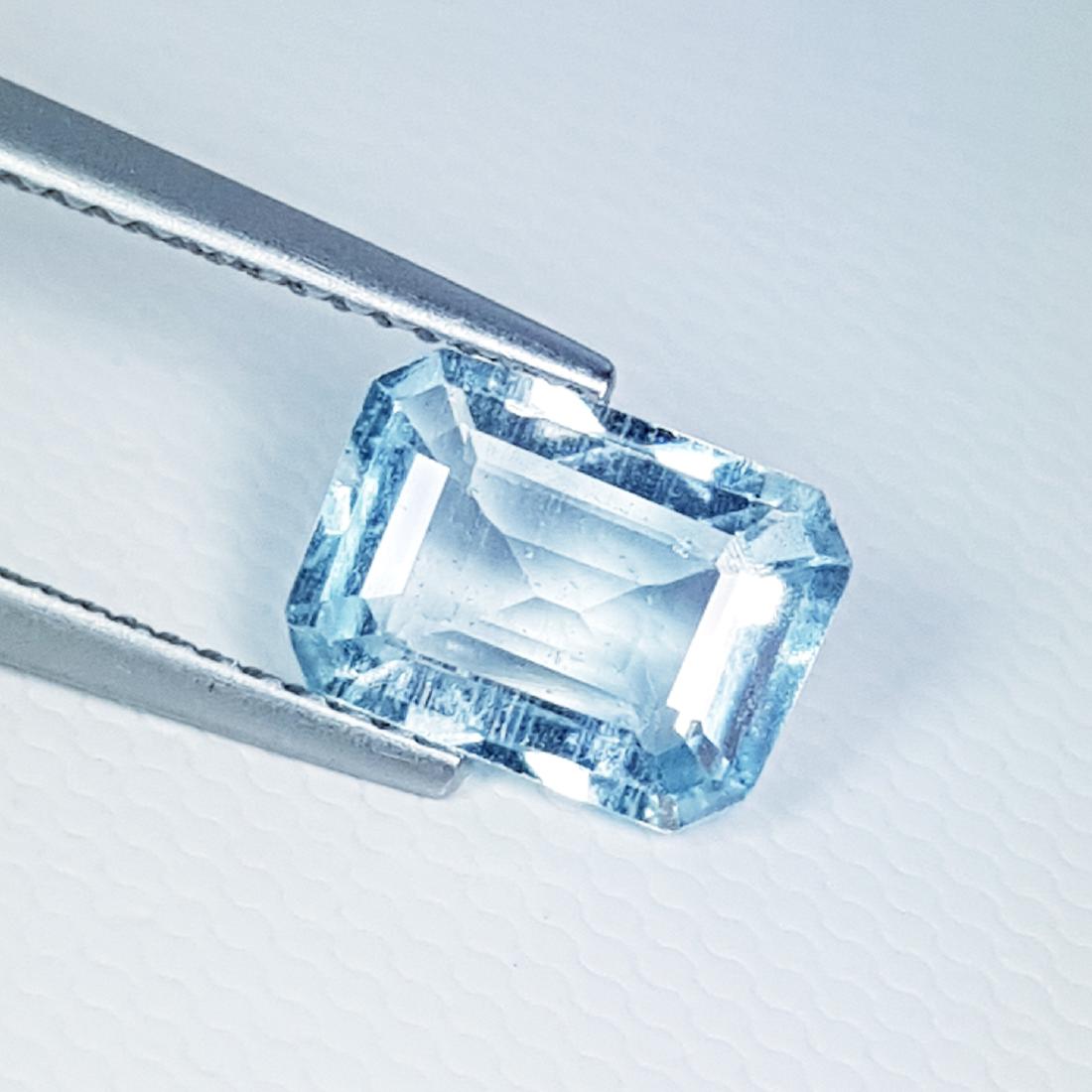 2.00 ct Fantastic Emerald Cut Natural Aquamarine (1 of 4)