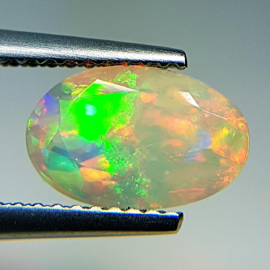 1.29 ct AAA Grade Fire Oval Cut Natural Opal (1 of 10)