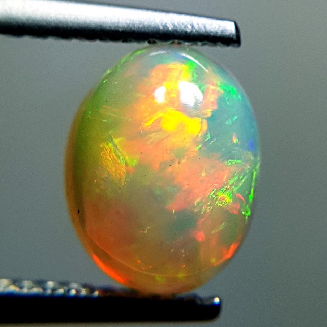 1.66 ct Awesome Fire Oval Cabochon Natural Opal (1 of 8)
