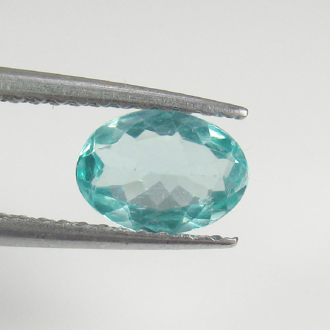 0.69 Ctw Natural Bluish Green Apatite 7X5 mm Oval Cut (1 of 2)