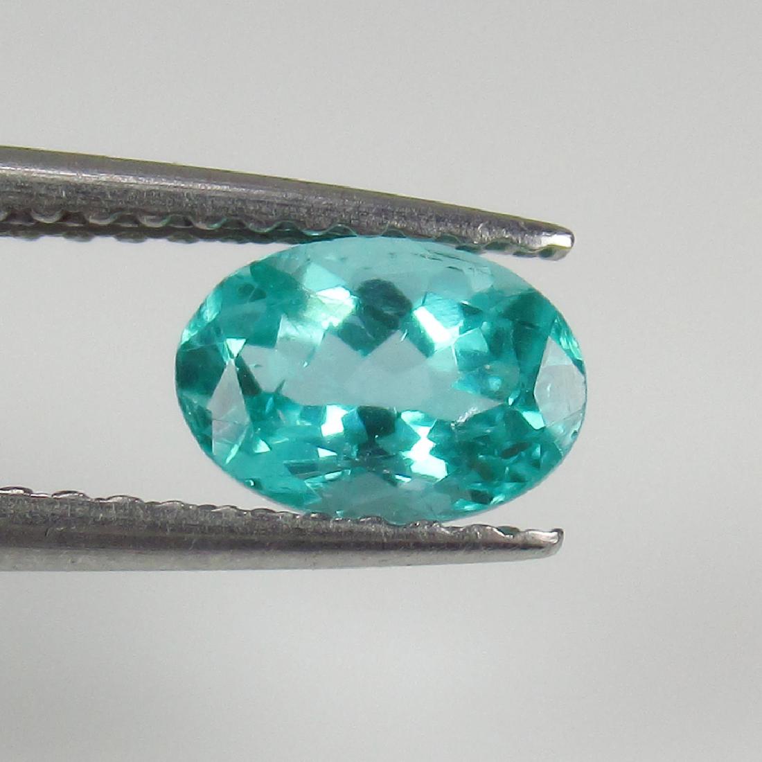 0.70 Ctw Natural Bluish Green Apatite Oval Cut (1 of 2)