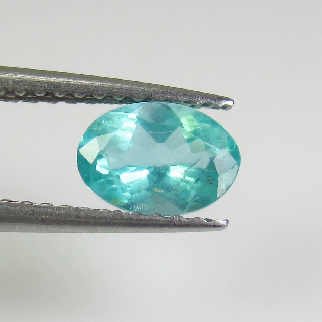 0.93 Ctw Natural Bluish Green Apatite 7X5 mm Oval Cut (1 of 2)