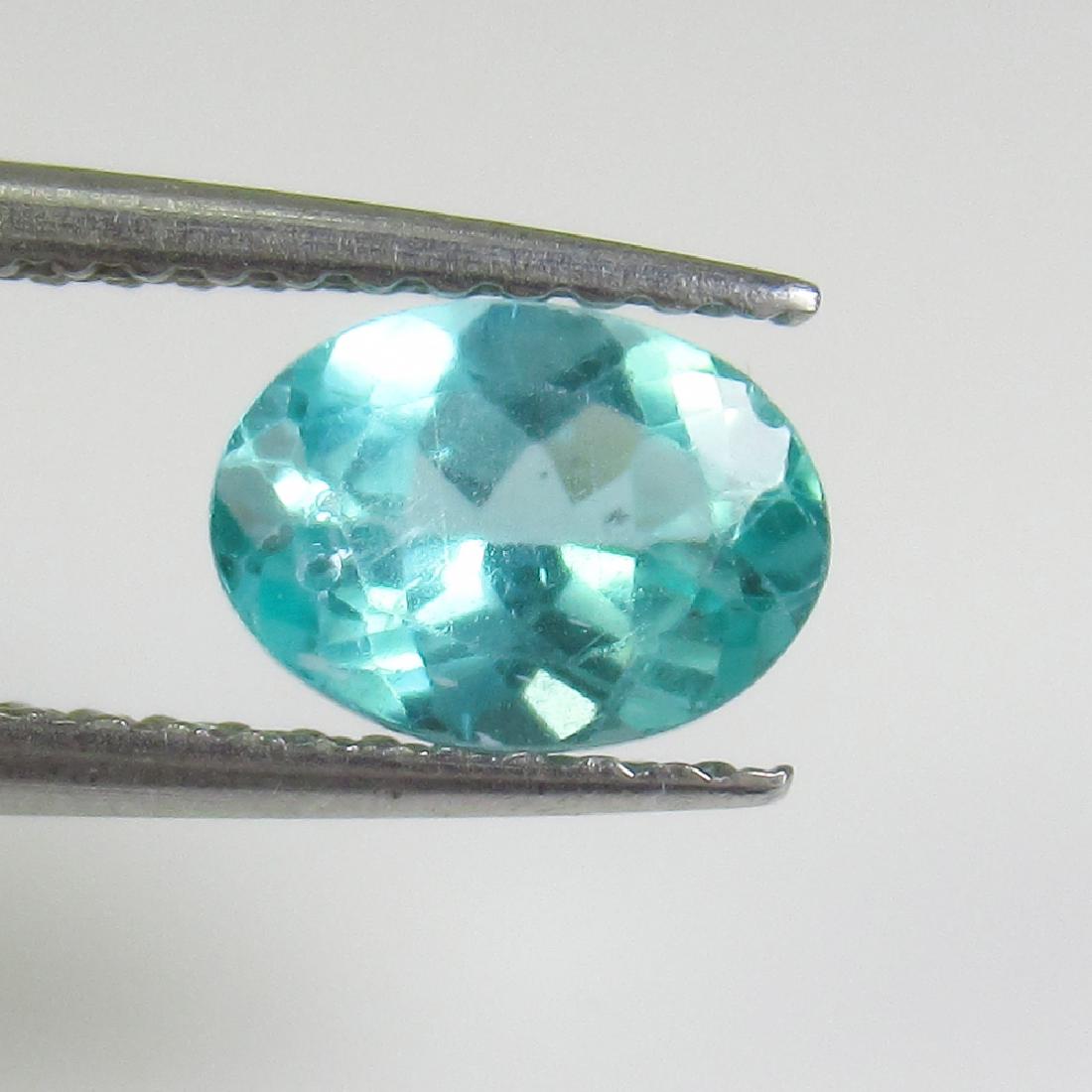 0.90 Ctw Natural Bluish Green Apatite Oval Cut (1 of 2)