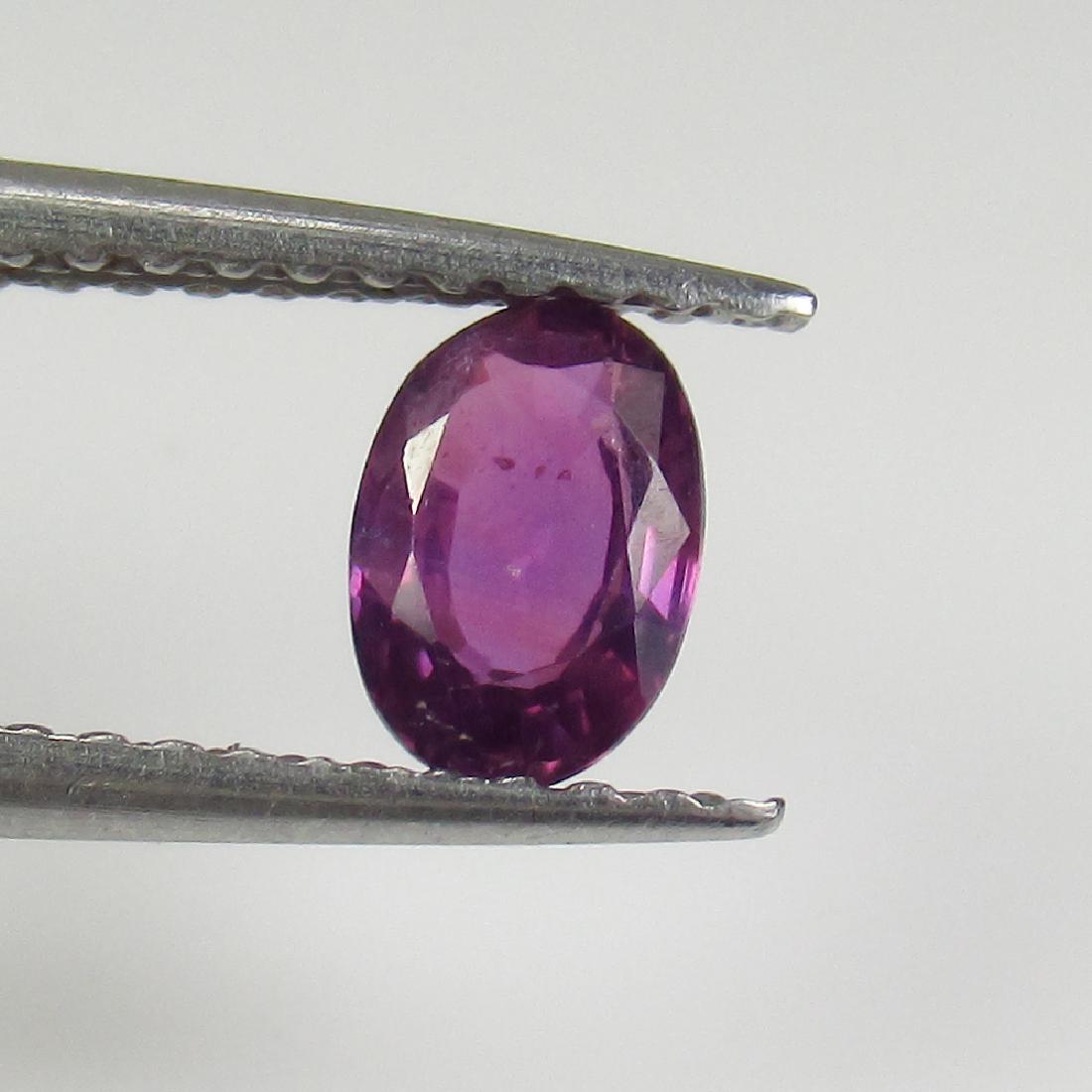 0.50 Ctw Natural Ceylon Purple Sapphire Oval Cut (1 of 2)