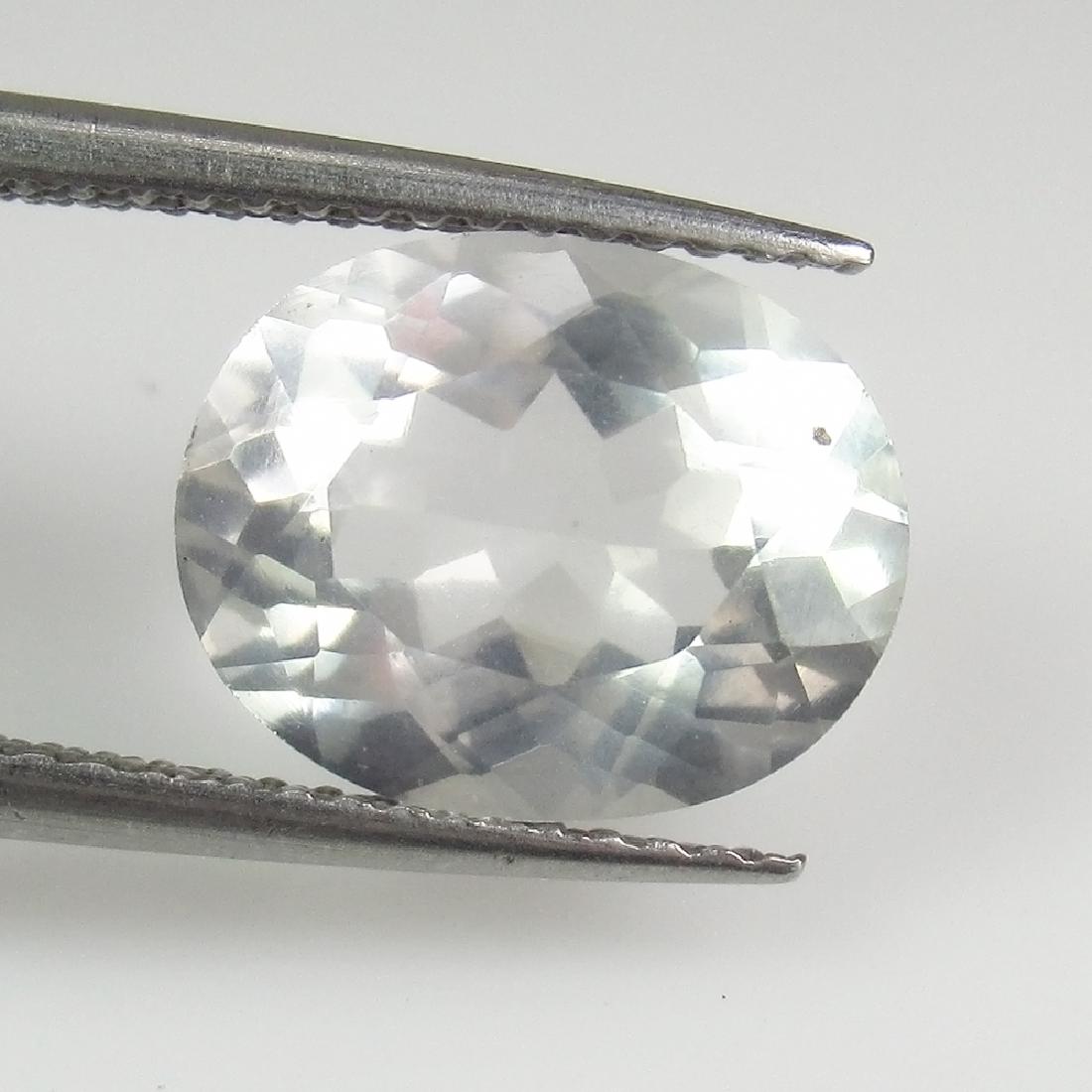 3.35 Ct Genuine Rock Crystal Oval Cut (1 of 2)