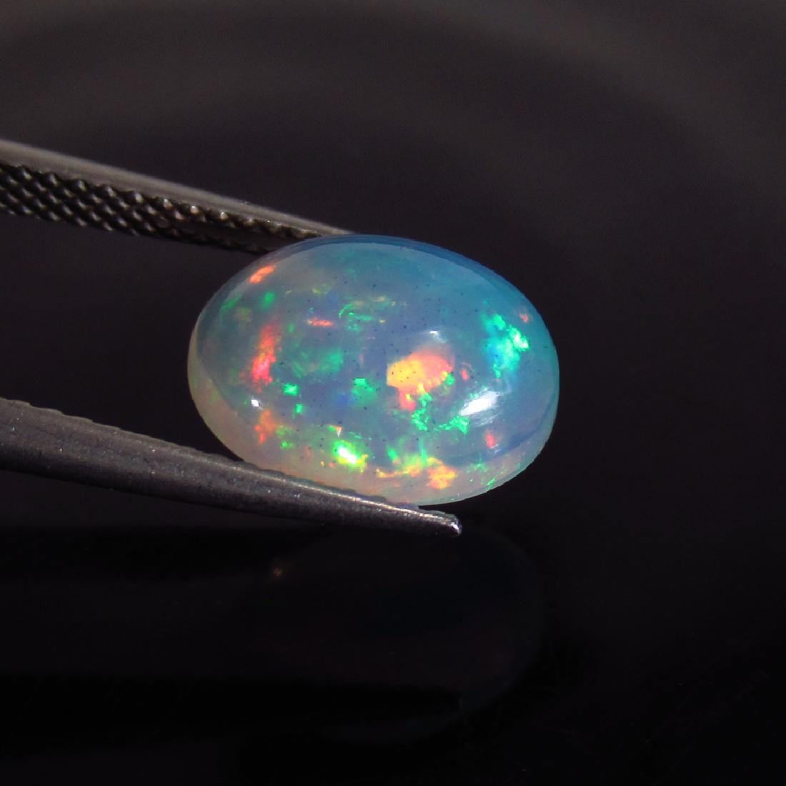 2.24 Ct Genuine Ethiopian Multi-Color Fire Opal Oval (1 of 3)