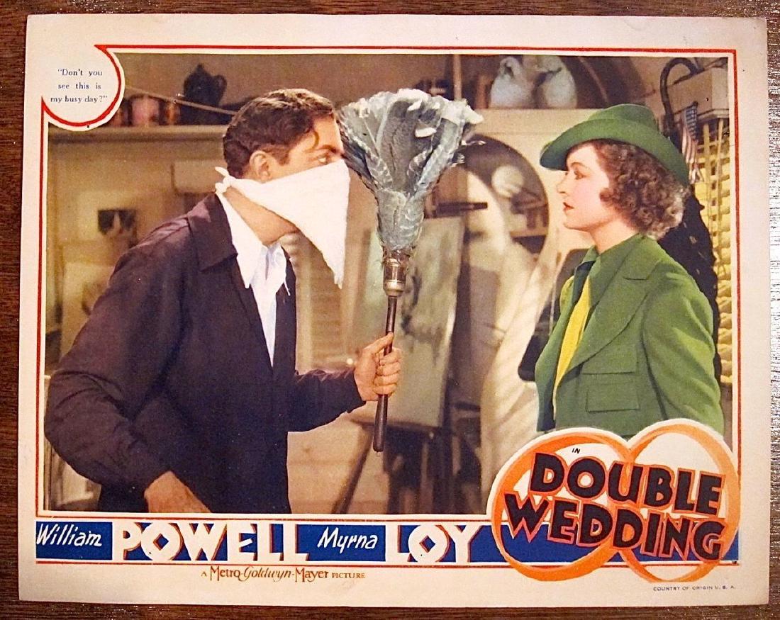 DOUBLE WEDDING '37 LOBBY CARD WILLIAM POWELL & MYRNA (1 of 1)