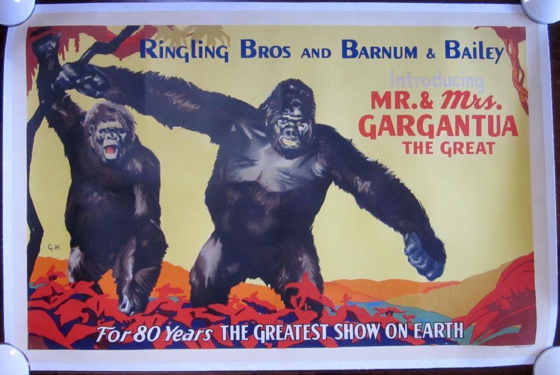 MR. & MRS. GARGANTUA - ORIGINAL 1941 RINGLING BROTHERS (1 of 3)