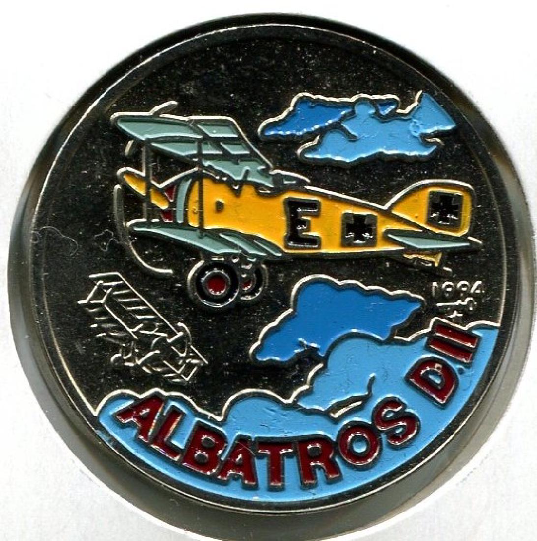 1994 CUBA 1 Peso WORLD WAR I FIGHTER AIRPLANES - (1 of 2)