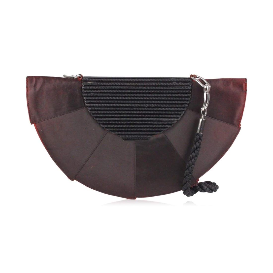 Versace Vintage Half Moon Clutch Shoulder Bag (1 of 9)