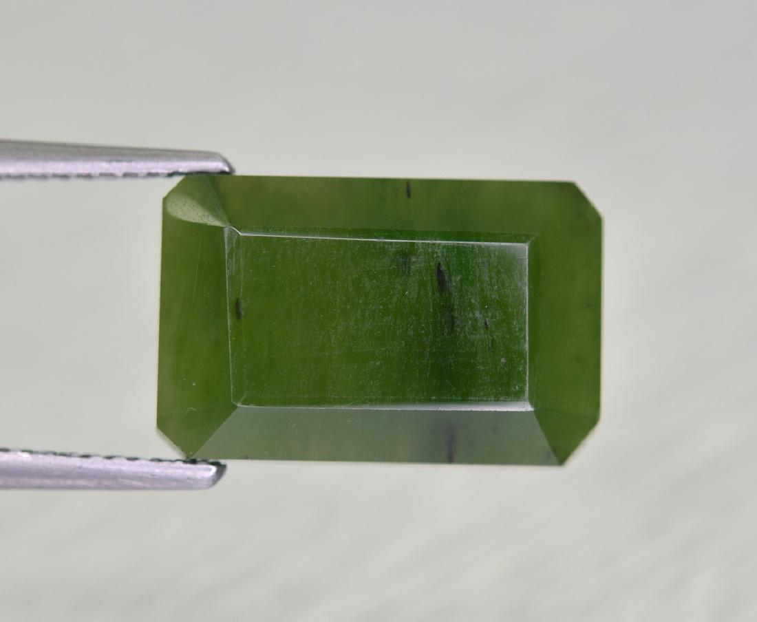 7.55 ct Emerald Cut Nephrite Jade Gems ~ Afghanistan (1 of 3)